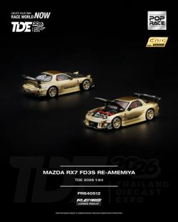 Pop Race 1:64 Mazda RX7 FD3S RE-Amemiya TDE 2026 - Gold
