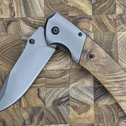  Crafting Tool, Wooden Handle,Stainless Steel 