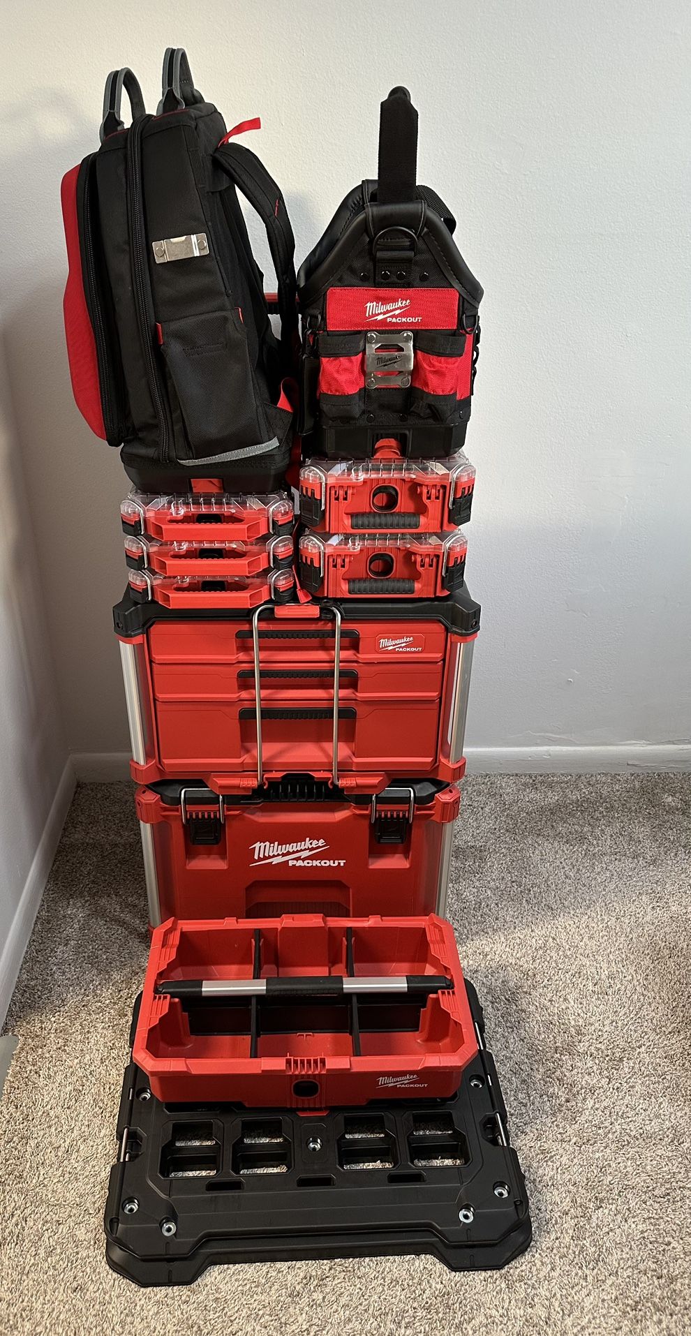 Milwaukee Pack Out Set Up