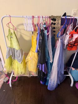 Kids dress up dresses and shoes