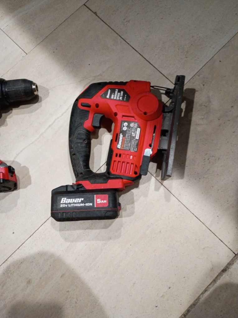 Bauer 20 V Lithium-ion 5AH JigSaw