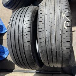 2 tires 245-45-20 Dunlop run flat good condition $140 for both mounted and balanced