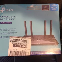 tp-link AX1800 Wi-Fi 6 Mesh Router NEW