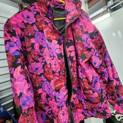 Floral Winter Coat