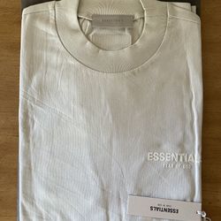 NEW Fear Of God ESSENTIALS Beige Cotton Jersey T-Shirt * WHEAT * Size’s (S), (M), (L), (XL)