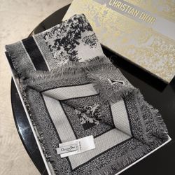 Dior lettering jacquard weave Scarf