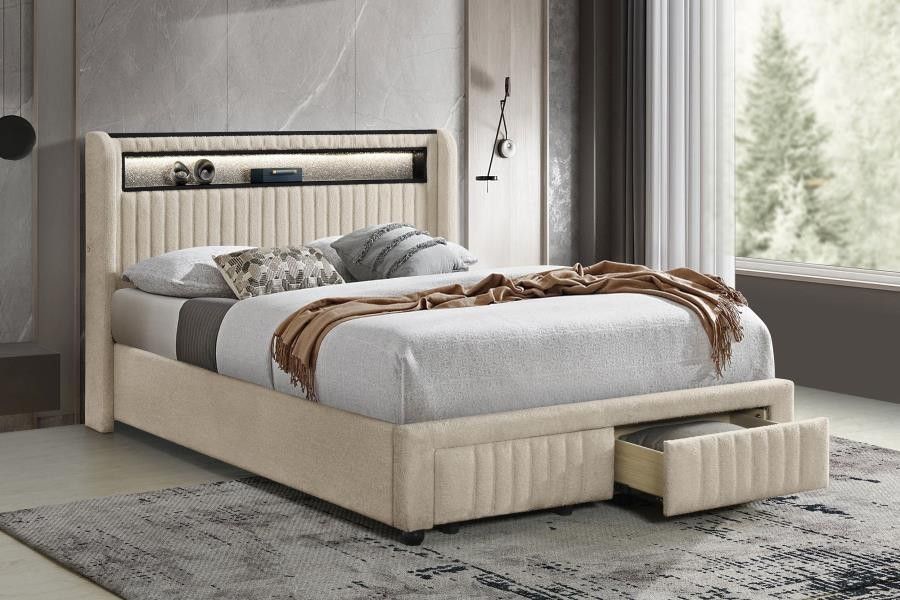 New Full Size Platform Storage Bedframe On Sale Now Don't Miss