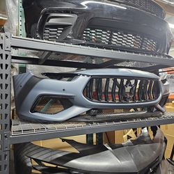 2014-2024 Maserati Ghibli Front Bumper Grille Assembly Trofeo Body Kit