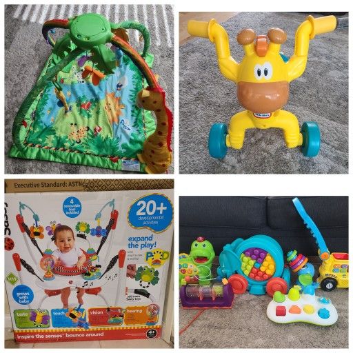 Baby Bouncer, Play Mat, Toys