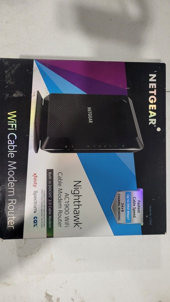 Nighthawk Ac1900 WiFi Modem Router