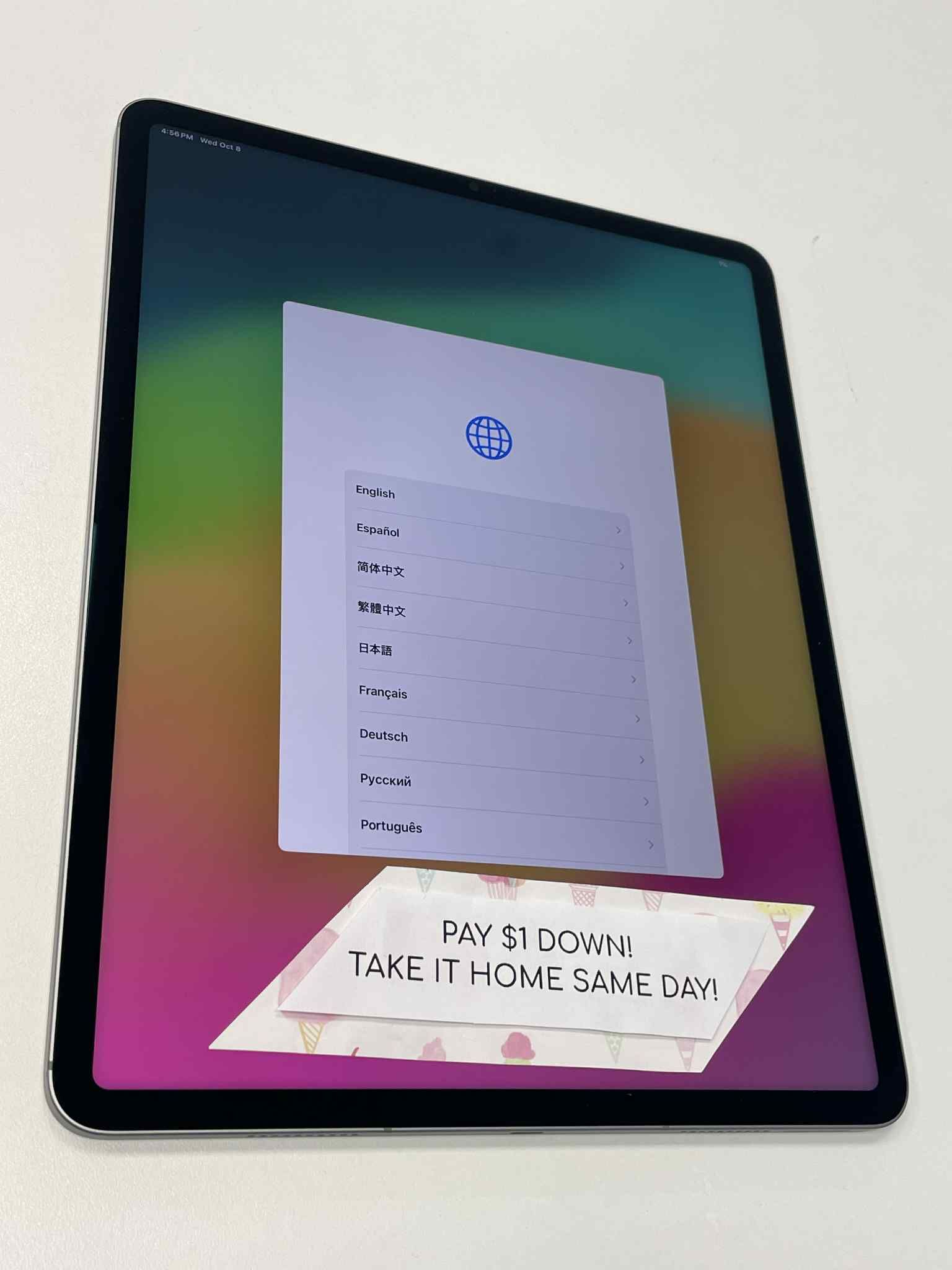 Apple iPad Pro 12.9" 6th Gen - Pay $5 DOWN AVAILABLE - NO CREDIT NEEDED