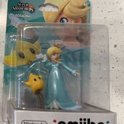 Nintendo Amiibo Super Smash Bros Rosalina Figure Sealed