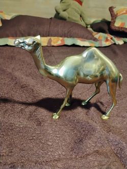 MCM Vintage Brass Camel