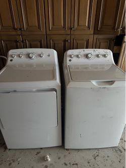 GE washer and dryer
