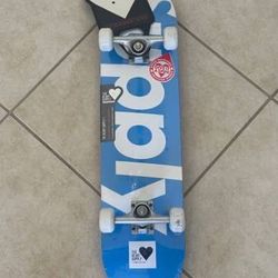 Brand New 31” Complete Skateboard Blue Heart Supply