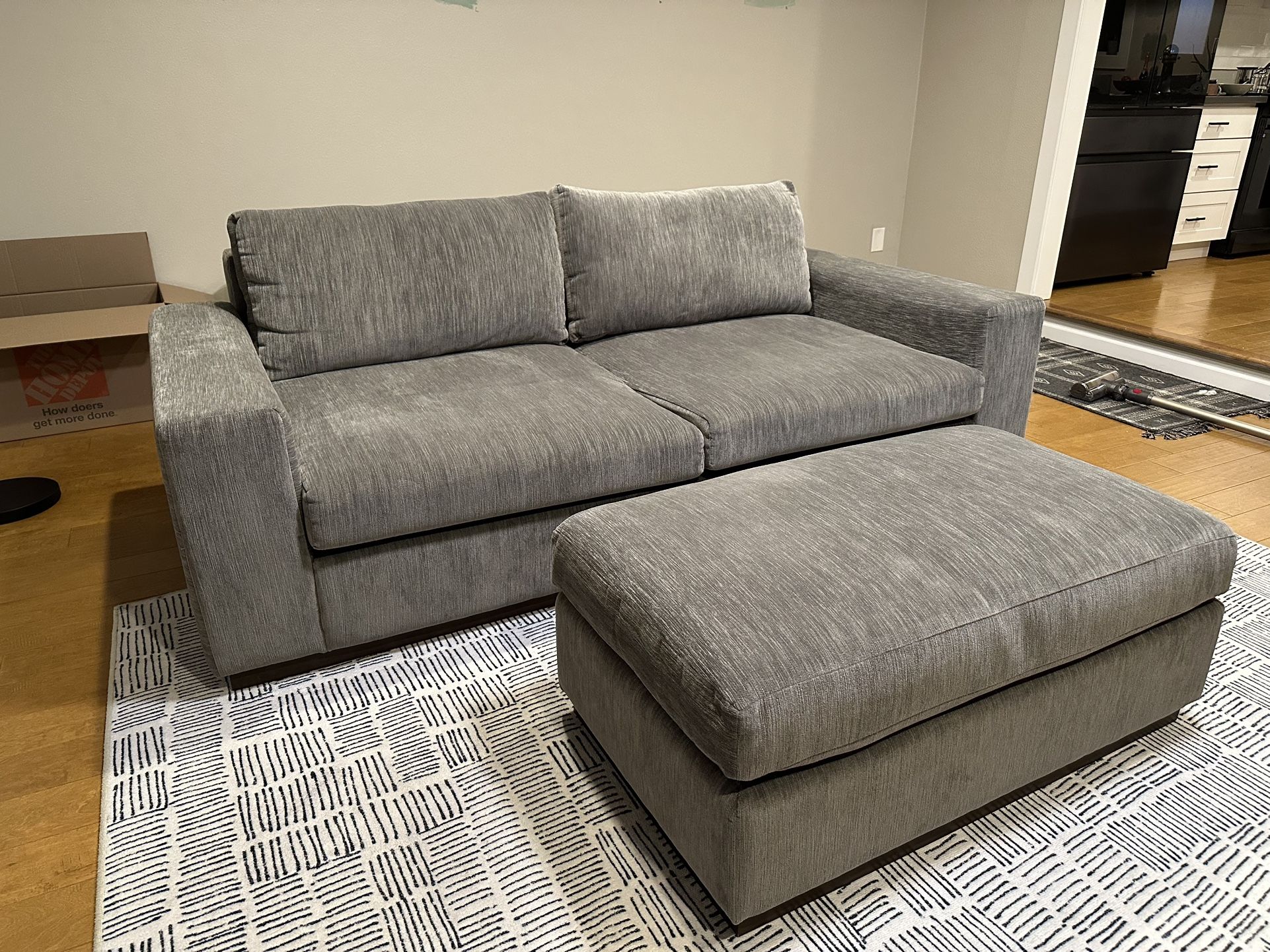 Joybird Holt Sofa And Half Ottoman