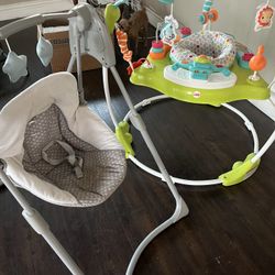 Swing And Baby Bouncer  Both $$80