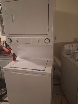 Non working Frigidaire Stacked Washer Dryer Unit
