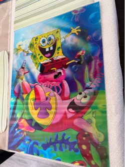 SpongeBob and Patrick 3in1 3D Poster