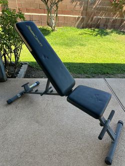 Adjustable weight bench