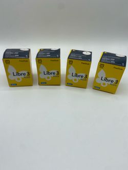 Lot of 4 Abbott 3 Plus Model sensor. Expires 9/30/26