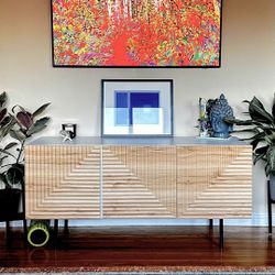 Samsung - 55" Class The Frame QLED 4K UHD Smart Tizen TV