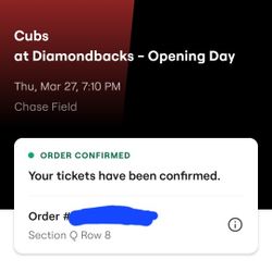 Baseball Opening Day Tickets