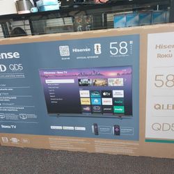Hisense TV 58" Inch QLED Availabile On Finance Option At Just $49 Down And Take Home