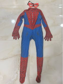 Marvel Spider-Man Official Deluxe Zentai Costume Stretch Spandex size 120