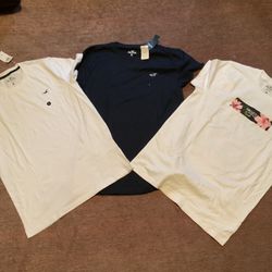 3 men's Hollister T-shirt size small