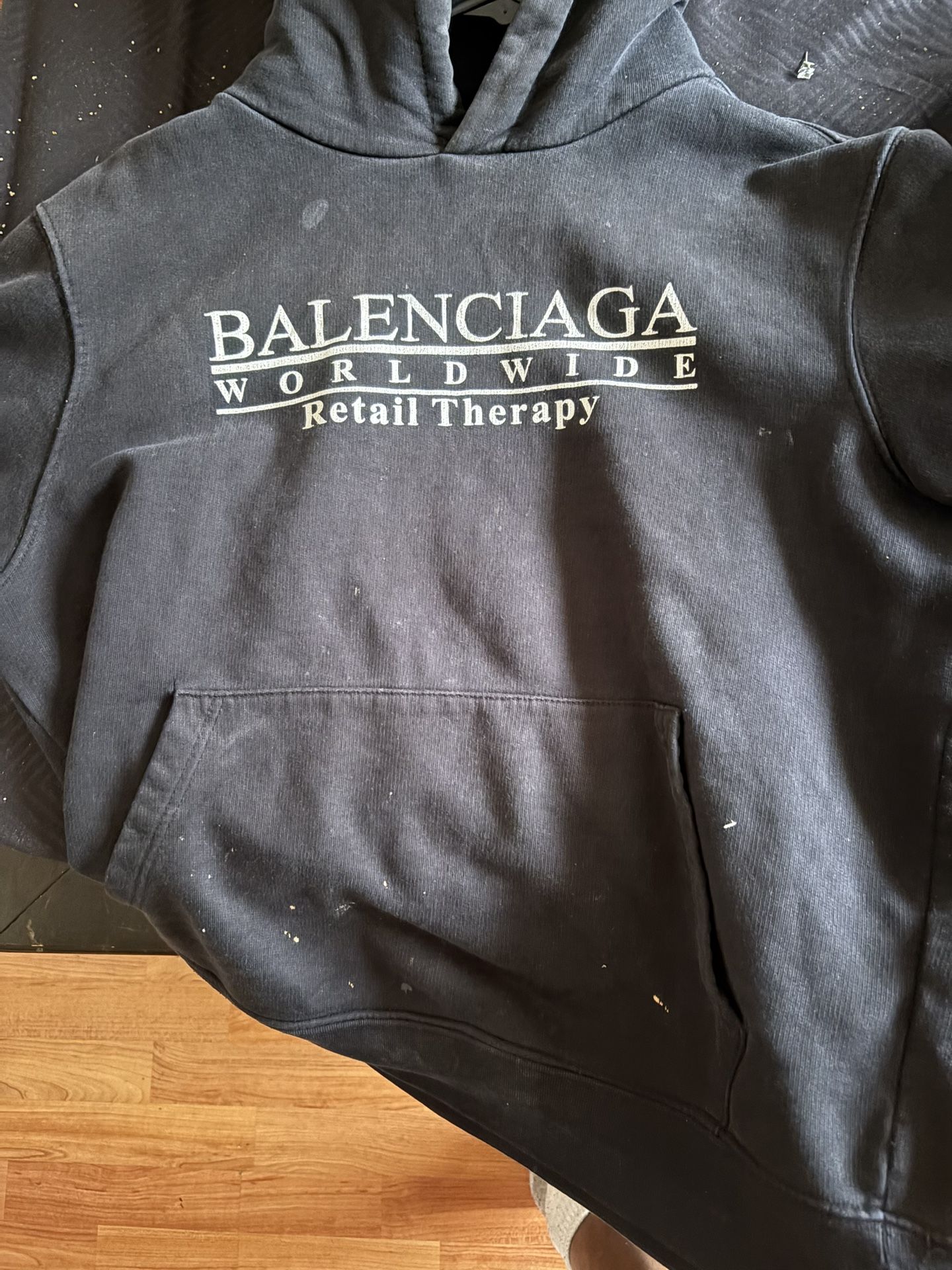 Balenciaga Hoodie Size S (stains)
