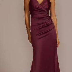 Burgandy Gown Sz 18