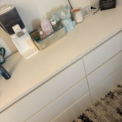 Malm Dresser And Bed Frame 