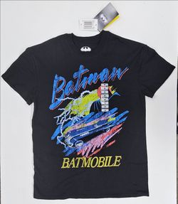 Batman The Animated Series T-Shirt, Vintage Style Batmobile Tee, Adult Medium