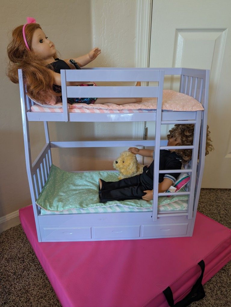 American Girl Target Brand Bunk Beds With Bedding 