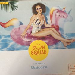 Sun Squad Pink Rainbow 🌈 XL Inflatable Unicorn 