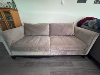 Velvet Nailhead Trim Sofa - Originally over $2,000