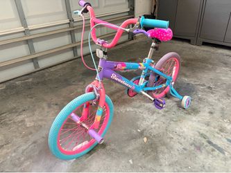 Girls Bicycle with Training Wheels