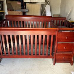 Baby Crib W/ Changing Table