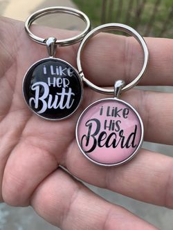 Awesome couples key chains
