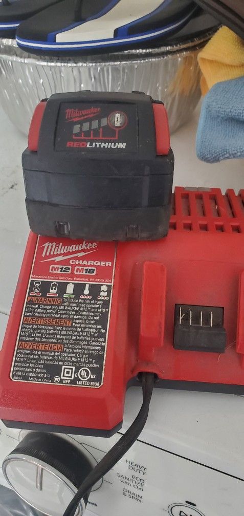 Milwaukee Battery And Charger