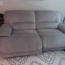 Gray Cozy, Loveseat Recliner