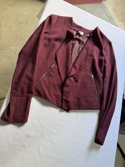 Burgandy Divided  Cardigan 