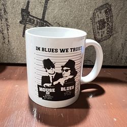 Mug House Of Blues  San Diego Blues Brothers Coffee Cup 12 Oz .