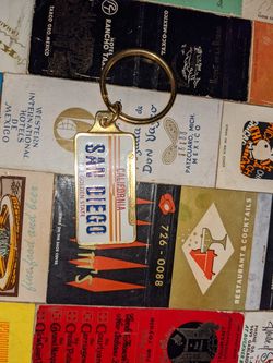 san Diego California license plate keychain