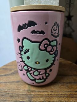 Hello Kitty Frankenkitty Ceramic Jar by Silver Buffalo