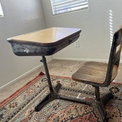 Antique school desk