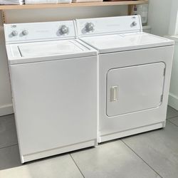 Old school wash and dryer