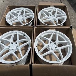 19” Alloy Wheels White Astro Kansei 
