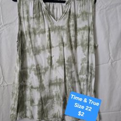 Womens Tie Dye Tank
